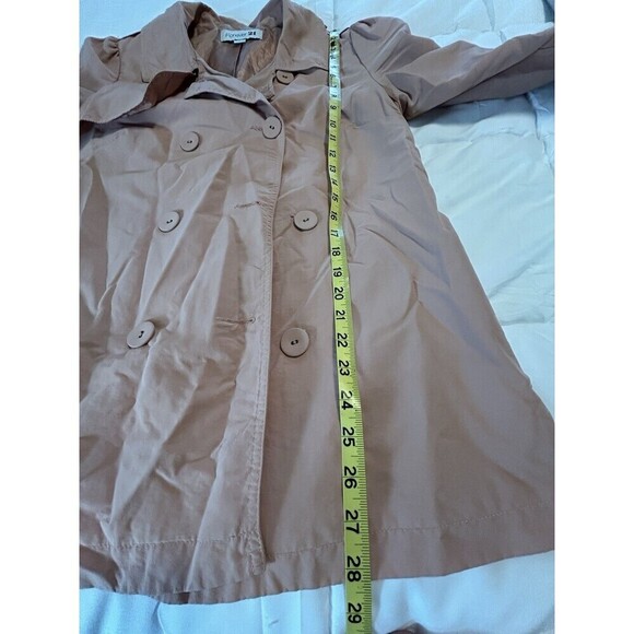 Forever 21 Light Pink Trench Coat Size Medium - Picture 11 of 11